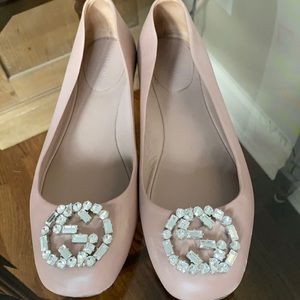 Gucci sparkling ballerina flat